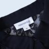 oversized mode black lace shirt