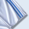 【NIKE】glossy white × blue side line track pants