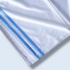 【NIKE】glossy white × blue side line track pants