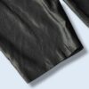 glossy green gold shrink easy wide pants