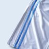 【NIKE】glossy white × blue side line track pants