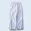 【NIKE】glossy white × blue side line track pants