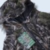 oversized realtree camouflage mesh see-through parka