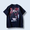 “鬼っ娘繁華街降臨” print tee