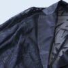 oversized see-through & satin switching easy tailored jacket