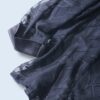 oversized see-through & satin switching easy tailored jacket