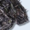 oversized realtree camouflage mesh see-through parka