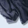 oversized see-through & satin switching easy tailored jacket