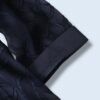 oversized see-through & satin switching easy tailored jacket