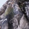oversized realtree camouflage mesh see-through parka