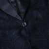 oversized see-through & satin switching easy tailored jacket