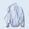 white × black frill shirt