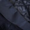 oversized see-through & satin switching easy tailored jacket