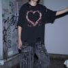 "Dark Side" heart crush tee