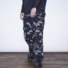 "刺繍 × 迷彩" Y2K embroidery damage wide pants