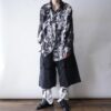 【Remake】White × Twinkle Black Ribbon Loose Socks