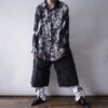 【Remake】White × Twinkle Black Ribbon Loose Socks