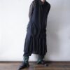 【Remake】Green × Glossy Black Ribbon Loose Socks