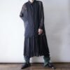 【Remake】Green × Glossy Black Ribbon Loose Socks