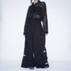 "China x Hakama Pants" multi color × "黒孔雀"