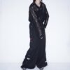 "China x Hakama Pants" multi color × "黒孔雀"