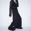 "China x Hakama Pants" multi color × "黒孔雀"
