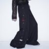 "China x Hakama Pants" multi color × "黒孔雀"