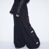 "China x Hakama Pants" multi color × "黒孔雀"