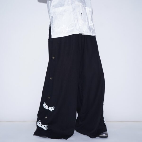 "China x Hakama Pants" double "白孔雀"