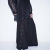 "China x Hakama Pants" green × "黒孔雀"
