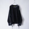 "ANARCHY" oversized black × fade white remake L/S tee