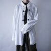 "China × Crush" RalphLauren white × navy shirt