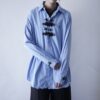 "China × Crush" RalphLauren light blue shirt