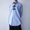 "China × Crush" RalphLauren light blue shirt