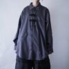 "China × Crush" gray × green × black shirt