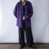 "China × Crush" RalphLauren purple × black shirt