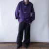 "China × Crush" RalphLauren purple × black shirt