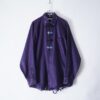 "China × Crush" RalphLauren purple × black shirt