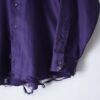 "China × Crush" RalphLauren purple × black shirt