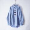 "China × Crush" RalphLauren light blue × red shirt