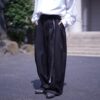 black × black W / W super wide slacks