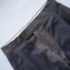 brown × gray W / W super wide slacks
