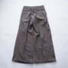brown × gray W / W super wide slacks