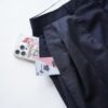 black × gray W / W super wide slacks