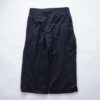 black × gray W / W super wide slacks