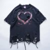 "Dark Side" heart crush tee