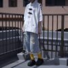 "Lace-Up" RalphLauren cut off resize "BORO" H/S shirt