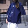 "Lace-Up" RalphLauren cut off resize "BORO" back design shirt