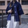 "Lace-Up" RalphLauren cut off resize "BORO" back design shirt
