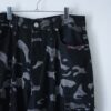 "刺繍 × 迷彩" Y2K embroidery damage wide pants